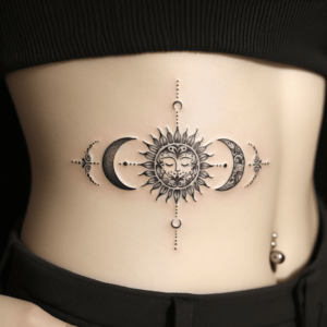 Dainty Sun And Moon Phases