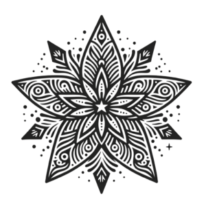 Delightful Fine Line Star