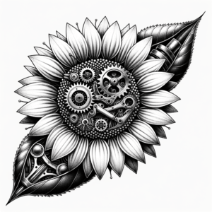 Detailed Biomechanical Sunflower