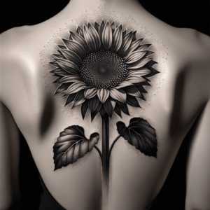 Dotwork Sunflower