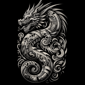 Dragon With Chicano Elements