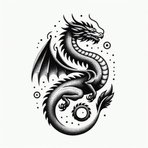Dragon With Dot Shading