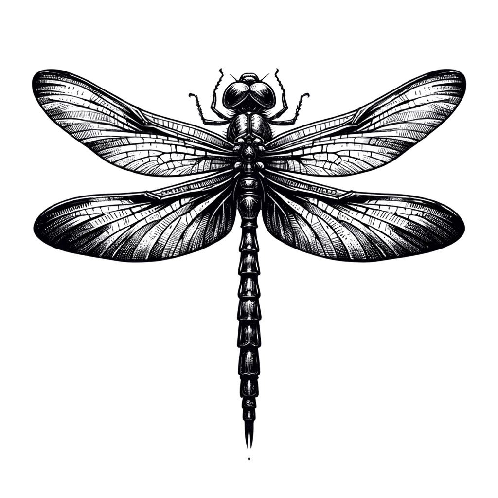 Dragonfly In Realistic Style