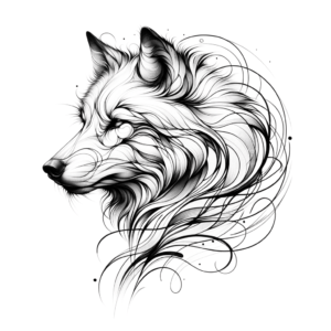 Dream-Like Surreal Wolf