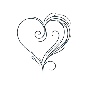 Dreamy Single Line Heart