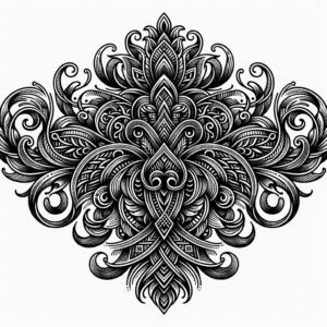 Embroidery Tattoo Concept