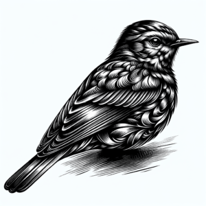 Enchanting Linework Bird