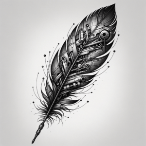 Feather With Biomechanical Elements