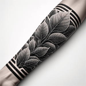 Fiddle Leaf Fig In Armband Lines