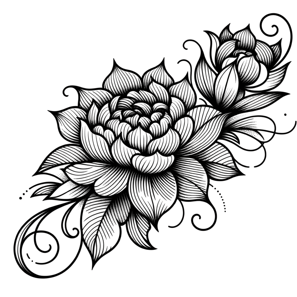 Fine Line Tattoo Design