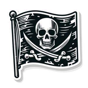 Flash Style Pirate Flag