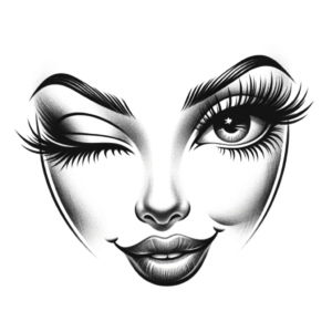 Flirty Wink In Sexy Lines