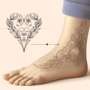 Foot Tattoo Design Preview