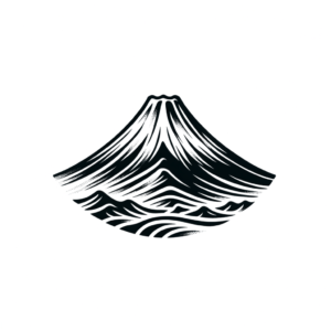 Fuji Mountain Depicted In A Japanese Tattoo