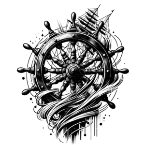 Gallant Trash Polka Ship Wheel