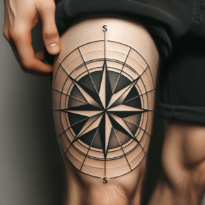 Geometric Abstract Compass