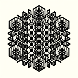 Geometric Hexagon Pattern