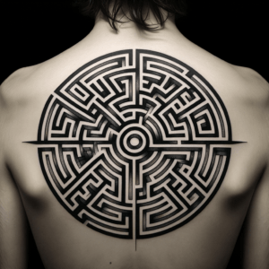 Geometric Labyrinth With Paths