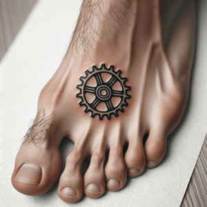 Geometric Mechanical Gear On The Second Toe