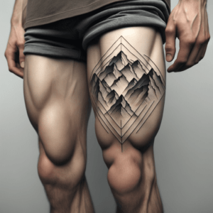 Geometric Mountain Range