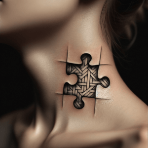 Geometric Puzzle Piece