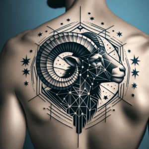 Geometric Ram With Stars