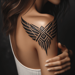 Geometric Tribal Wings