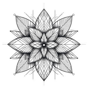 Graceful Geometric Flower
