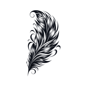 Graceful Tribal Feather