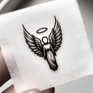 Halo Depicted In A Tiny Tattoo