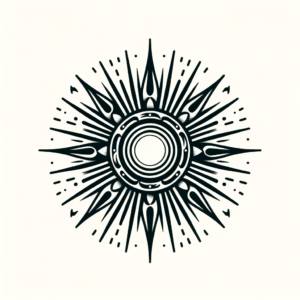 Hawaiian Tattoo Design Of A Sun