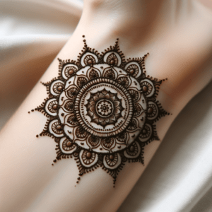 Henna Tattoo Design Of A Mandala