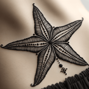 Henna Tattoo Of A Starfish