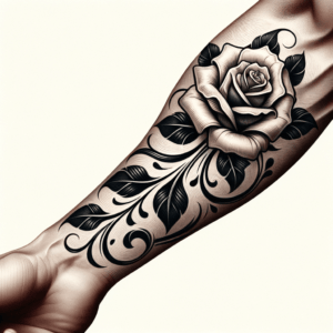 Inner Bicep Tattoo