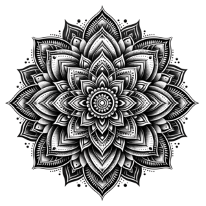 Intricate Dotwork Mandala