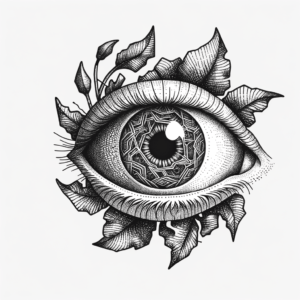 Iris In Cyber Sigilism Lines