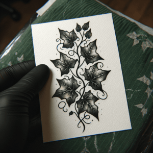 Ivy Depicted In A Neo Traditional Tattoo