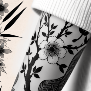 Japanese Cherry Blossom Sleeve
