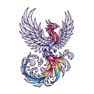 Japanese Phoenix With Vibrant Colors