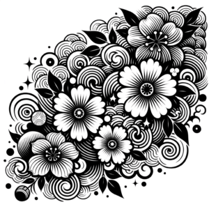 Japanese Tattoo Of A Kimono Pattern