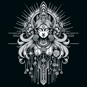 Kali In Cyber Sigilism Style