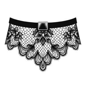 Lace Garter Belt Depicted In A Sexy Tattoo