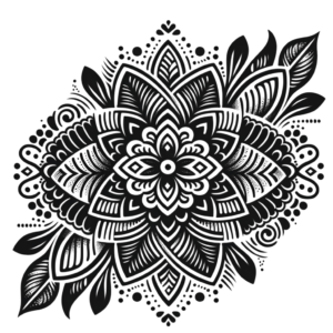 Lace In A Tribal Tattoo Style