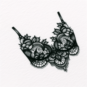 Lace Lingerie Depicted In A Sexy Tattoo