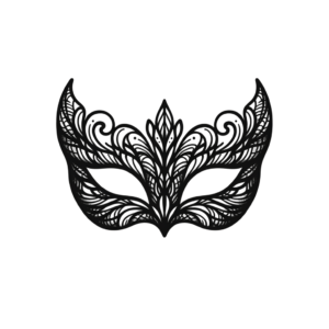 Lace Mask In Sexy Lines