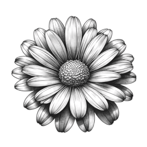 Light Fine Line Daisy