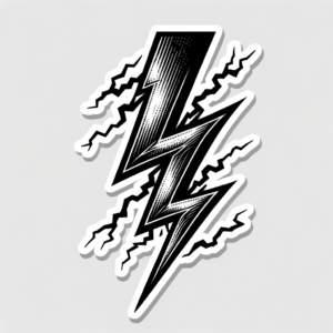 Linework Lightning Bolt