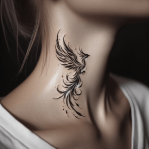 Linework Phoenix Rising