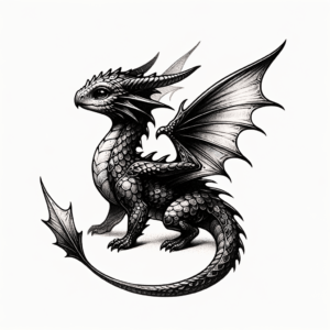 Little Dragon With Tiny Wings