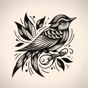 Lovely Neo-Traditional Bird